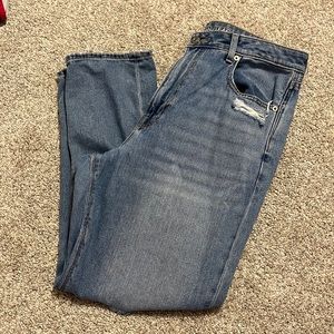 Distressed Mom Jeans